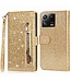 SoFetch Goud Portemonnee Glitters Bookcase Hoesje voor de Xiaomi 13