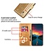 SoFetch Goud Portemonnee Glitters Bookcase Hoesje voor de Xiaomi 13