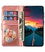 SoFetch Rozegoud Portemonnee Glitters Bookcase Hoesje voor de Xiaomi 13