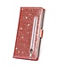 SoFetch Rozegoud Portemonnee Glitters Bookcase Hoesje voor de Xiaomi 13
