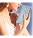 SoFetch Zilver Portemonnee Glitters Bookcase Hoesje voor de Xiaomi 13