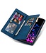 SoFetch Blauw Portemonnee Lijnen Bookcase Hoesje voor de Xiaomi 13