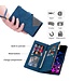 SoFetch Blauw Portemonnee Lijnen Bookcase Hoesje voor de Xiaomi 13