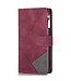 SoFetch Rood Wine Portemonnee Lijnen Bookcase Hoesje voor de Xiaomi 13