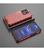 SoFetch Rood Valbestendig Honingraat Hybride Hoesje voor de Xiaomi 13