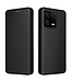 SoFetch Zwart Magnetisch Carbontextuur Bookcase Hoesje voor de Xiaomi 13