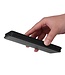 SoFetch Zwart Magnetisch Carbontextuur Bookcase Hoesje voor de Xiaomi 13