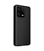 SoFetch Zwart Magnetisch Carbontextuur Bookcase Hoesje voor de Xiaomi 13