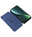 SoFetch Blauw Magnetisch Carbontextuur Bookcase Hoesje voor de Xiaomi 13