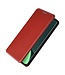SoFetch Rood Magnetisch Carbontextuur Bookcase Hoesje voor de Xiaomi 13