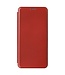 SoFetch Rood Magnetisch Carbontextuur Bookcase Hoesje voor de Xiaomi 13