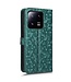 SoFetch Groen Stippen Bookcase Hoesje met Polsbandje voor de Xiaomi 13