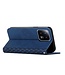 SoFetch Saffierblauw Ruiten Bookcase Hoesje voor de Xiaomi 13