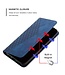 SoFetch Saffierblauw Ruiten Bookcase Hoesje voor de Xiaomi 13
