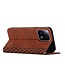 SoFetch Bruin Ruiten Bookcase Hoesje voor de Xiaomi 13