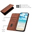 SoFetch Bruin Ruiten Bookcase Hoesje voor de Xiaomi 13