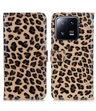 SoFetch Luipaard Bookcase Hoesje Xiaomi 13