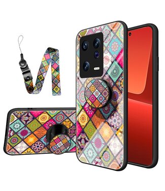 SoFetch Houder Kleurrijk Hybride Hoesje Xiaomi 13