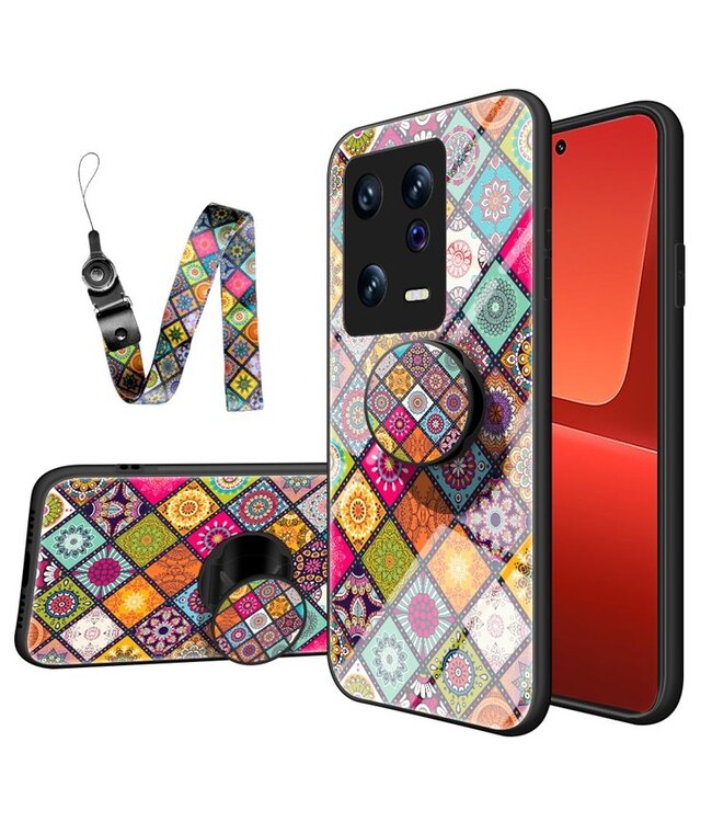 SoFetch  Houder Kleurrijk Hybride Hoesje voor de Xiaomi 13