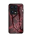 SoFetch Rood Marmer Hybride Hoesje voor de Xiaomi 13