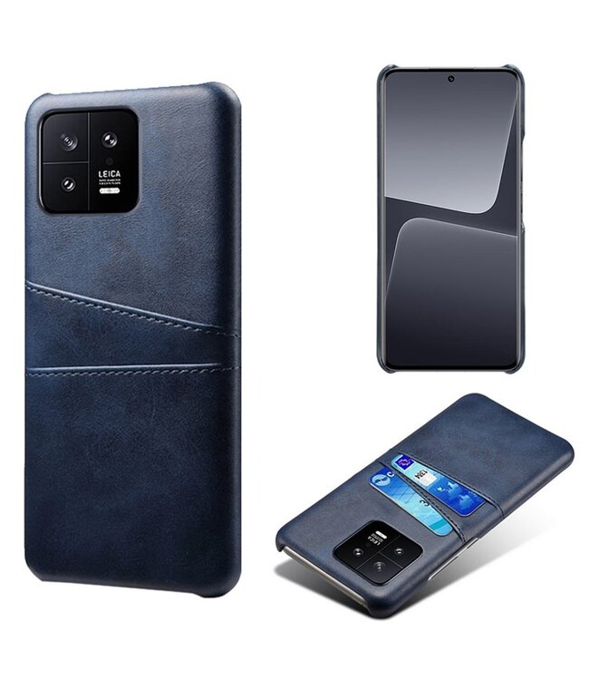 SoFetch Blauw Pasjeshouder Zakelijk Hybride Hoesje voor de Xiaomi 13