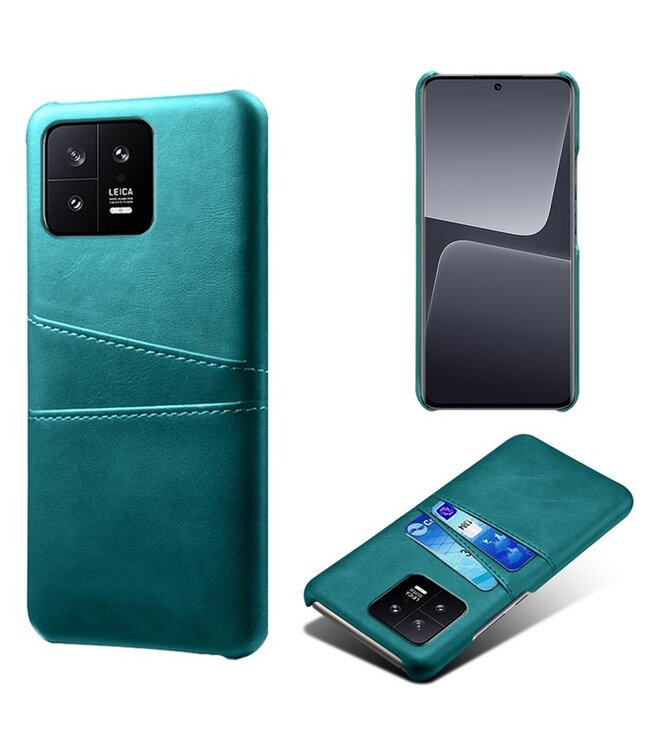 SoFetch Groen Pasjeshouder Zakelijk Hybride Hoesje voor de Xiaomi 13