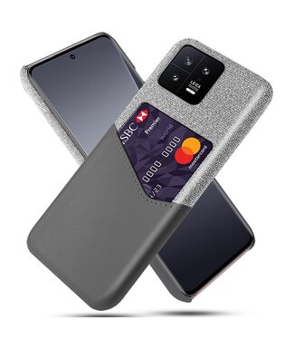 SoFetch Grijs Pasjeshouder Stijlvol Hybride Hoesje Xiaomi 13