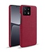 SoFetch Rood Stoffen Hardcase Hoesje voor de Xiaomi 13
