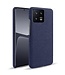 SoFetch Blauw Stoffen Hardcase Hoesje voor de Xiaomi 13