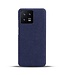 SoFetch Blauw Stoffen Hardcase Hoesje voor de Xiaomi 13