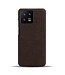 SoFetch Bruin Stoffen Hardcase Hoesje voor de Xiaomi 13