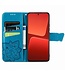 SoFetch Blauw Vlinder Bookcase Hoesje met Polsbandje voor de Xiaomi 13