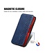 SoFetch Blauw Ruiten Bookcase Hoesje voor de Xiaomi 13