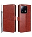 SoFetch Bruin Glad Bookcase Hoesje met Polsbandje voor de Xiaomi 13