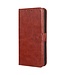SoFetch Bruin Glad Bookcase Hoesje met Polsbandje voor de Xiaomi 13