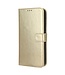 SoFetch Goud Glad Bookcase Hoesje met Polsbandje voor de Xiaomi 13