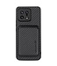 SoFetch Zwart Pasjeshouder Carbon 2-in-1 Hoesje voor de Xiaomi 13