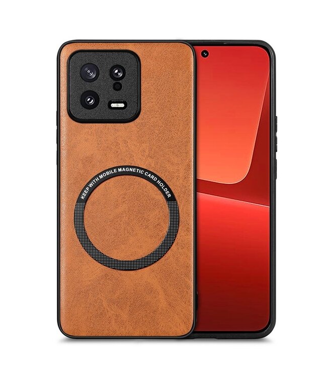 SoFetch Bruin MagSafe Hybride Hoesje voor de Xiaomi 13