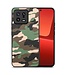 SoFetch Groen Lensbescherming Leger Hybride Hoesje voor de Xiaomi 13