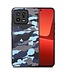 SoFetch Blauw Lensbescherming Leger Hybride Hoesje voor de Xiaomi 13