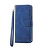DIERFENG Blauw Lijnen Bookcase Hoesje met Polsbandje voor de Xiaomi 13