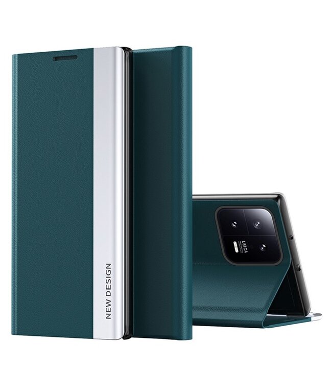 SoFetch Groen Elegant Bookcase Hoesje voor de Xiaomi 13