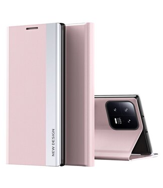 SoFetch Roze Elegant Bookcase Hoesje Xiaomi 13
