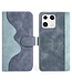 SoFetch Blauw Twee kleuren Bookcase Hoesje voor de Xiaomi 13