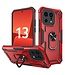 SoFetch Rood Ring Houder Hybride Hoesje voor de Xiaomi 13