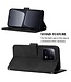 YB Zwart Portemonnee Bookcase Hoesje met Koord voor de Xiaomi 13