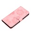 SoFetch Roze Bloemen Bookcase Hoesje met Polsbandje voor de Xiaomi 13