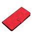 SoFetch Rood Bloemen Bookcase Hoesje met Polsbandje voor de Xiaomi 13