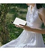 SoFetch Wit Krokodillen Bookcase Hoesje met Polsbandje voor de Xiaomi 13