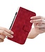 SoFetch Rood Monogram Bookcase Hoesje met Polsbandje voor de Xiaomi 13